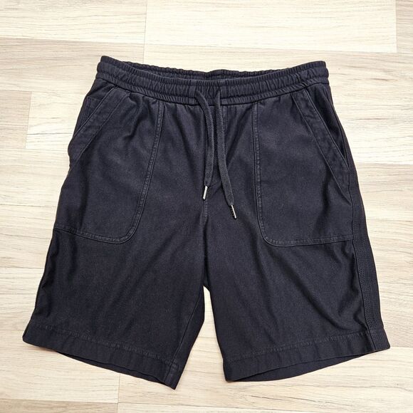Athleta Mens Black Pull-on Drawstring Shorts Small - Picture 1 of 5